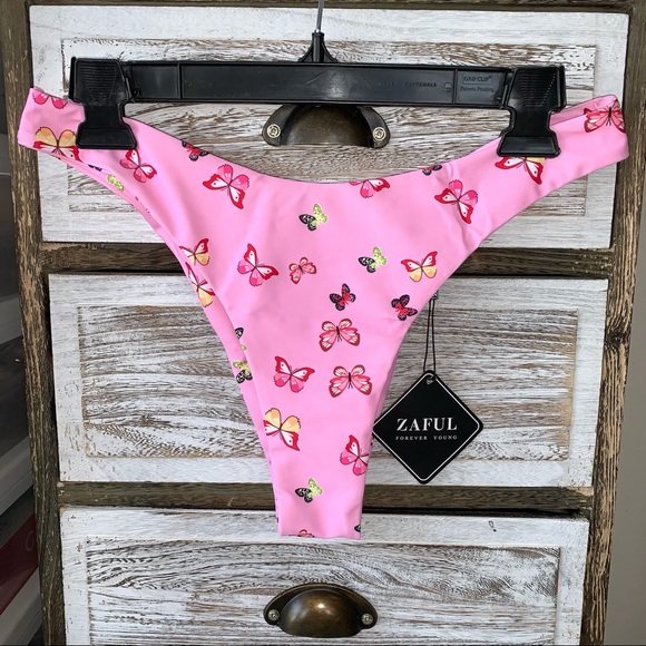 Zaful Underwire Pink Butterfly Bikini - Picture 8 of 16